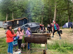 Equipo camping La Encantada, Ushuaia