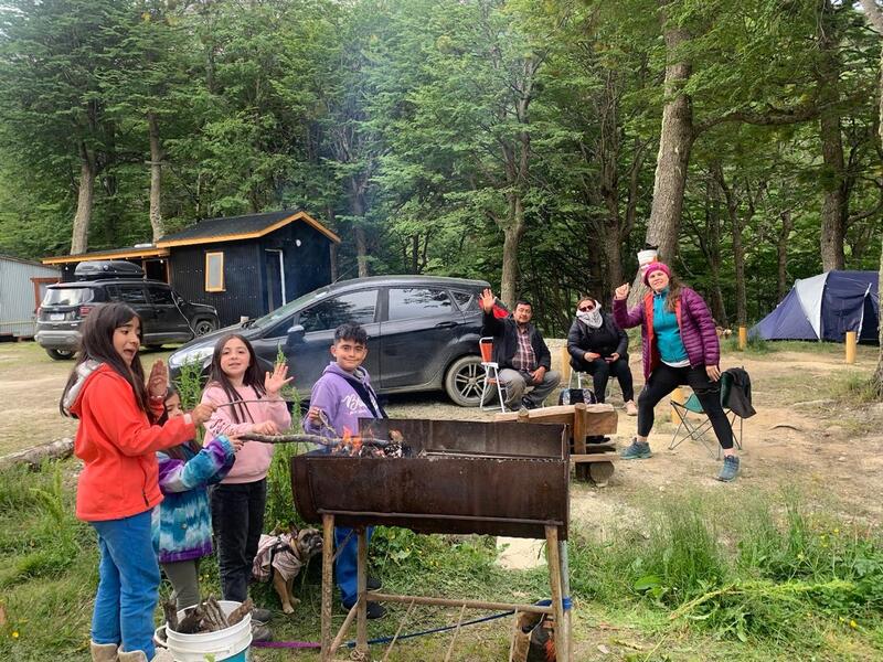 Equipo camping La Encantada, Ushuaia